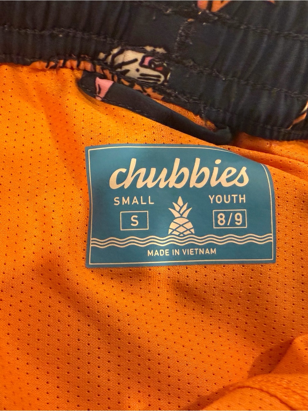 2 Chubbies swim trunks, size small youth 8/9 - Picture 5 of 6